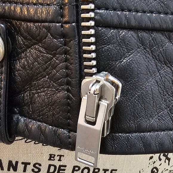 YSL Saint Laurent leather jacket FR38 US4 - Picture 6 of 11